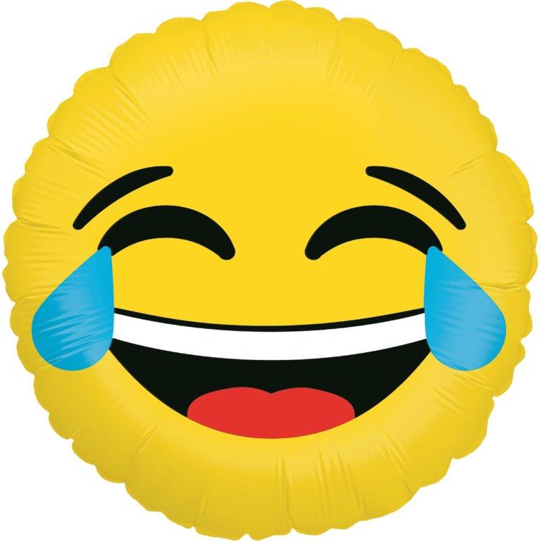 Globo de foil Emoji Lol de 18