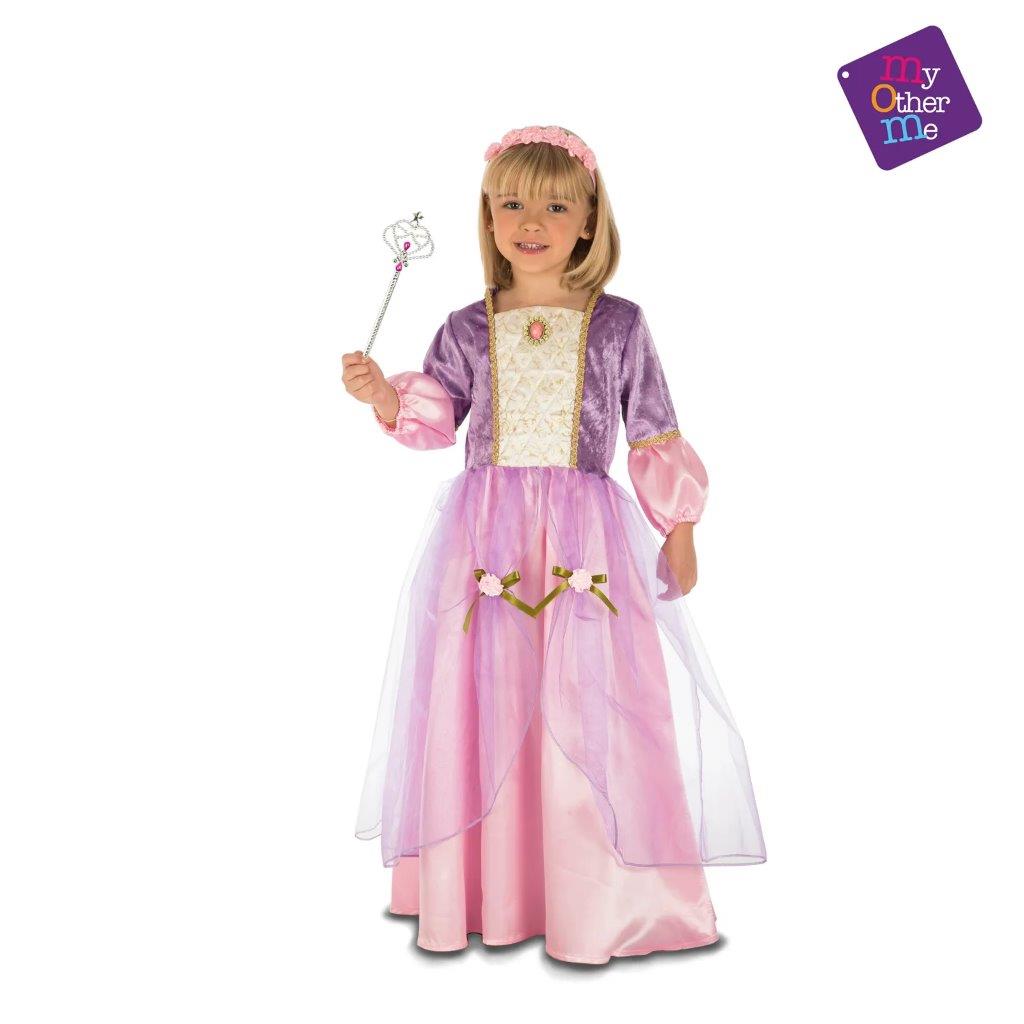 Disfraz de princesa rosa y lila - 3-4 años