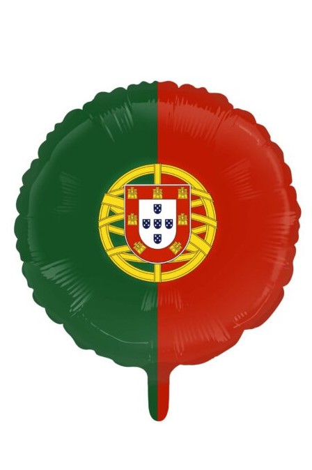 Globo foil 18" Portugal XiZ Party Supplies