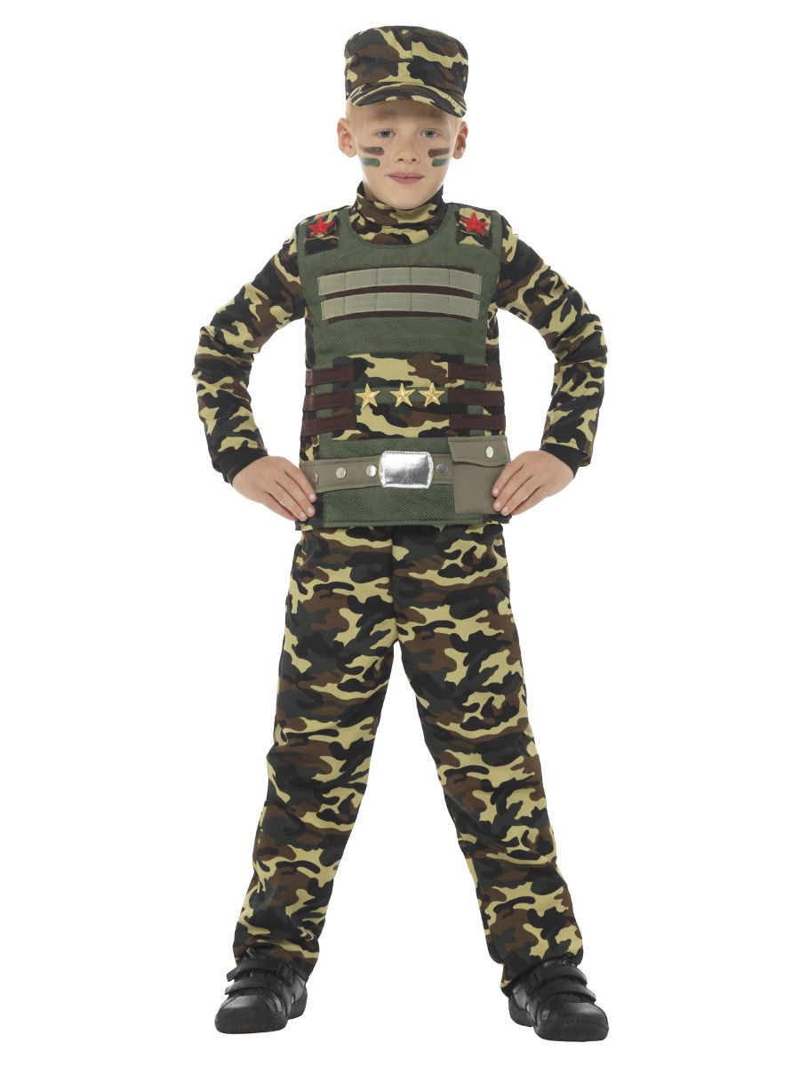 Fato Militar Camuflado - 10-12 Anos