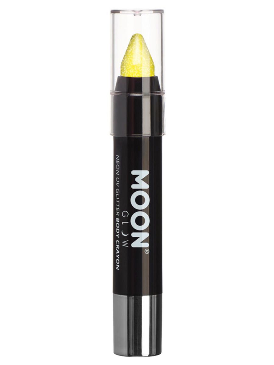 Lápis Neon UV Glitter - Amarelo Moon