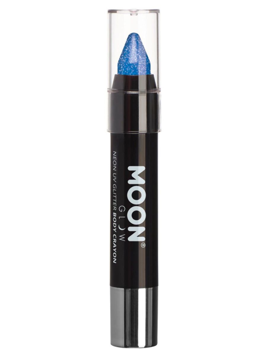 Lápis Neon UV Glitter - Azul Moon
