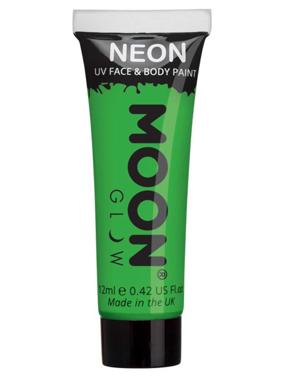 Pintura Facial Neon UV - Verde Moon