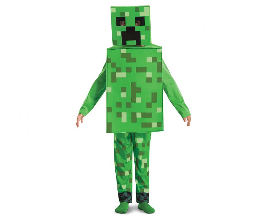 Disfraz de Creeper de Minecraft - 4-6 años