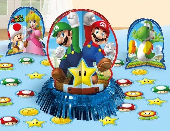 Juego de decoración de mesa de Super Mario