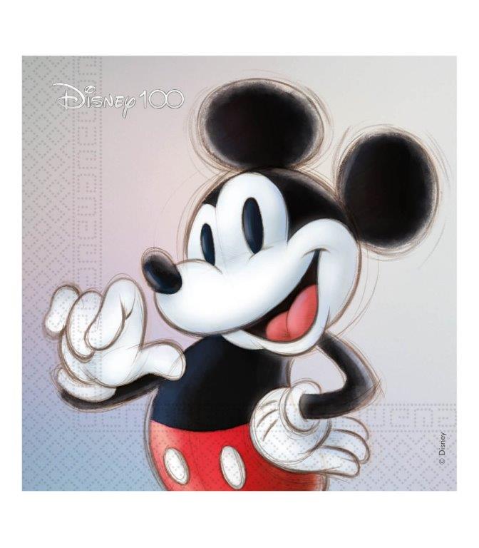 Guardanapos Mickey Disney 100 Anos