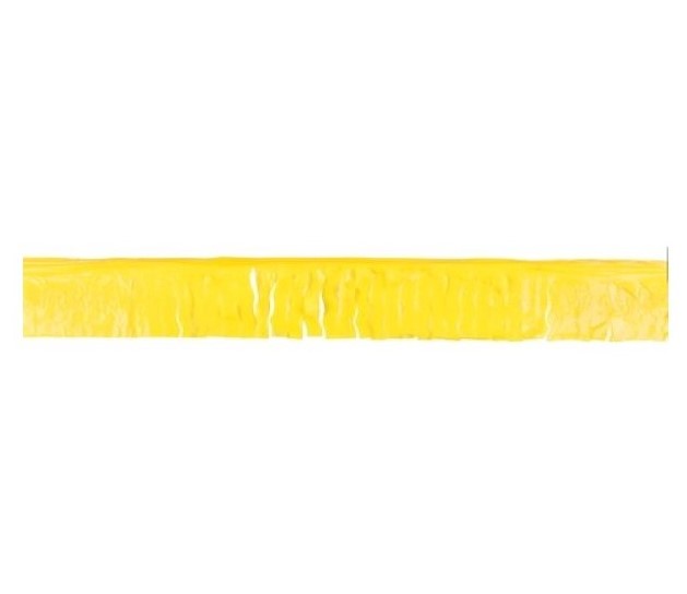Guirnalda de flecos de plástico - Amarillo
