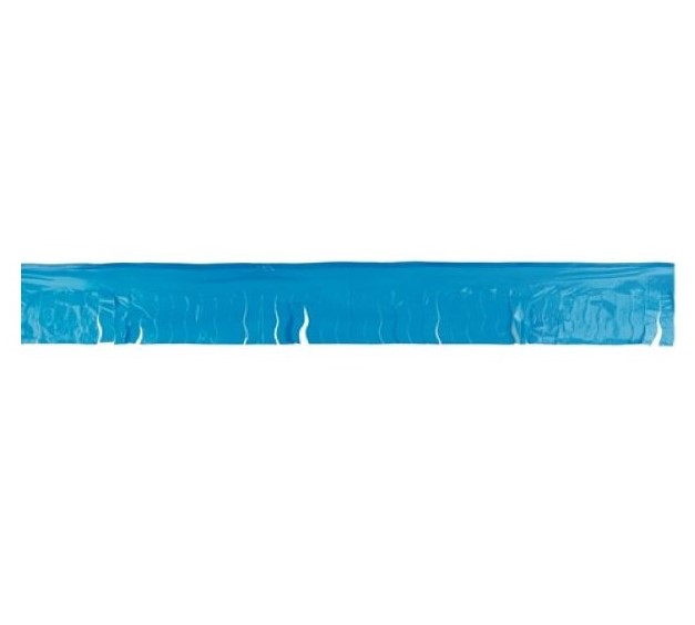 Guirnalda de flecos de plástico - Azul