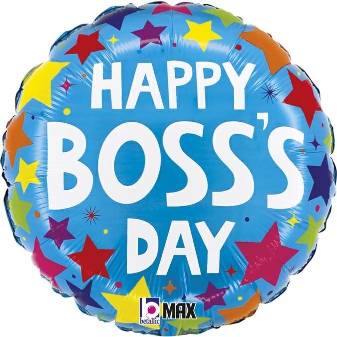 Globo de foil Happy Boss's Day de 18