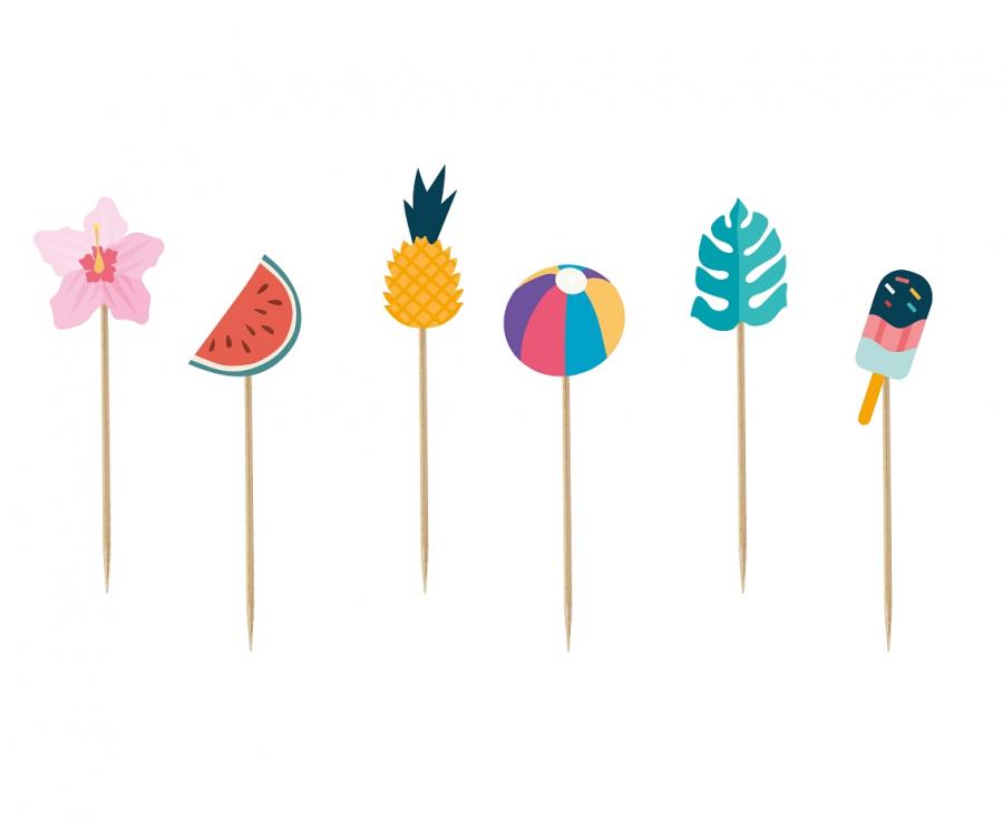 Topos de Cupcake Festa de Verão