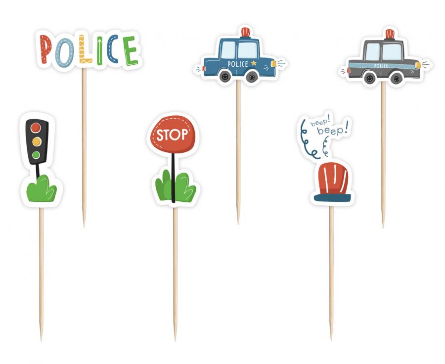 Topos de Cupcake Festa da Polícia