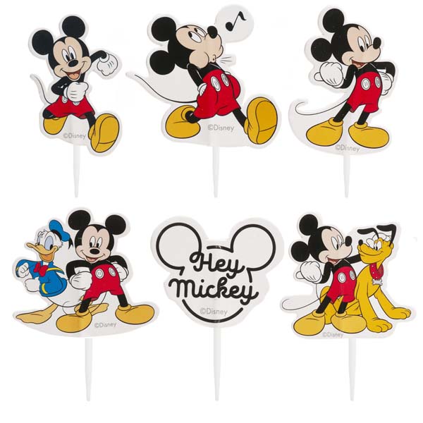 Topper Para Cupcakes de Mickey