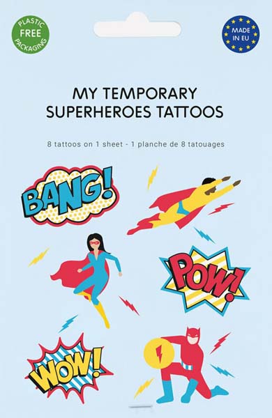Tatuajes De Fiesta De Superhéroes