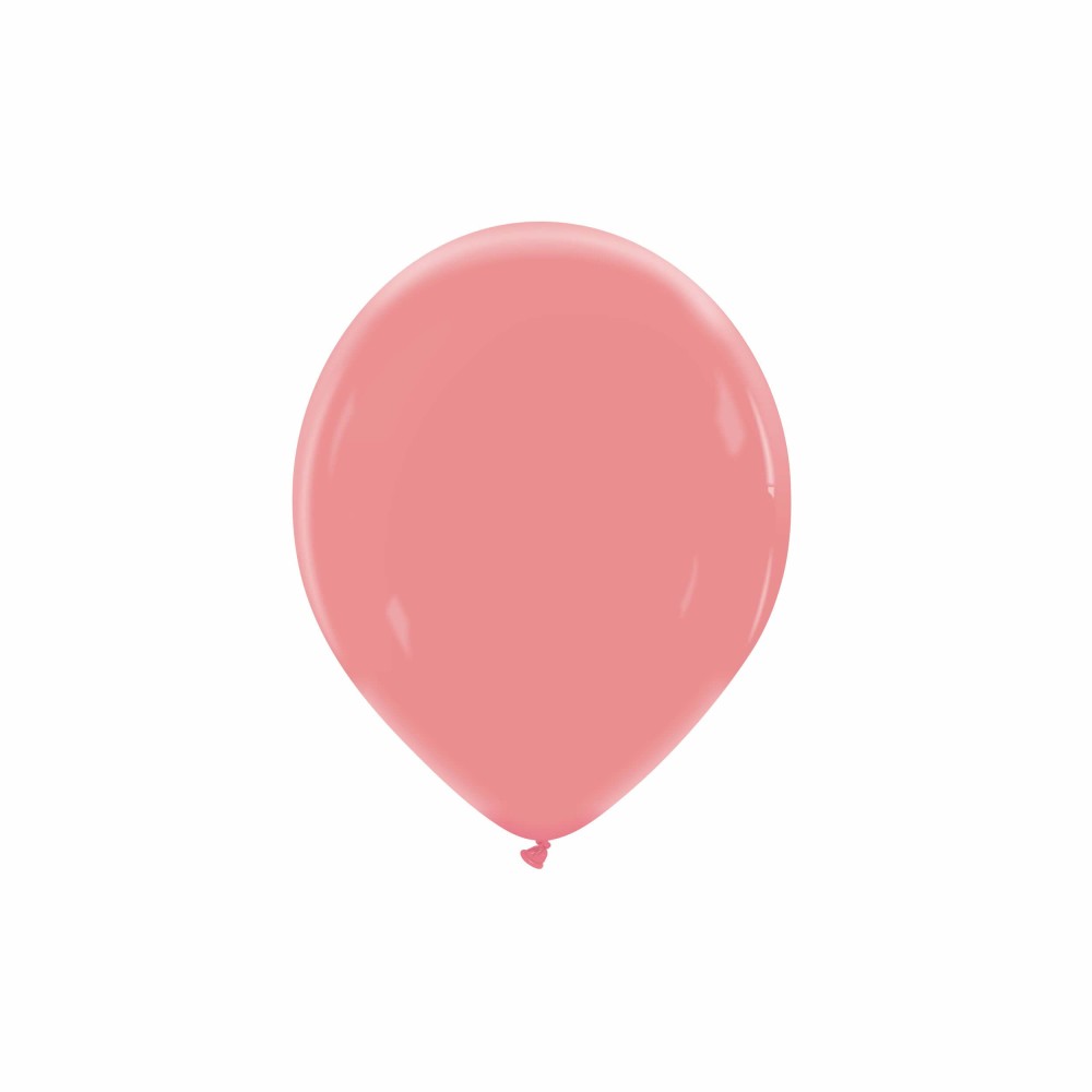 25 Balões 13cm Natural - Rosa Velho