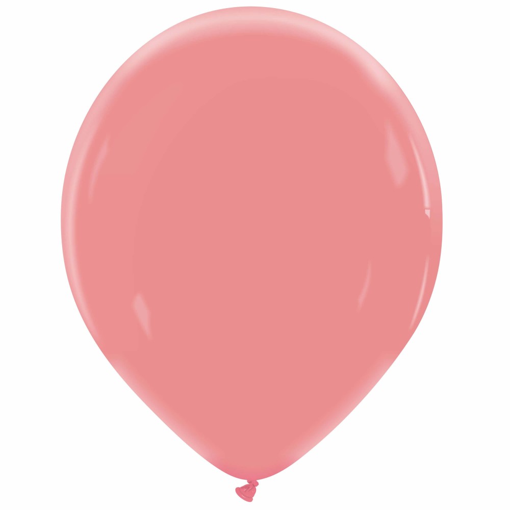 25 Balões 36cm Natural - Rosa Velho