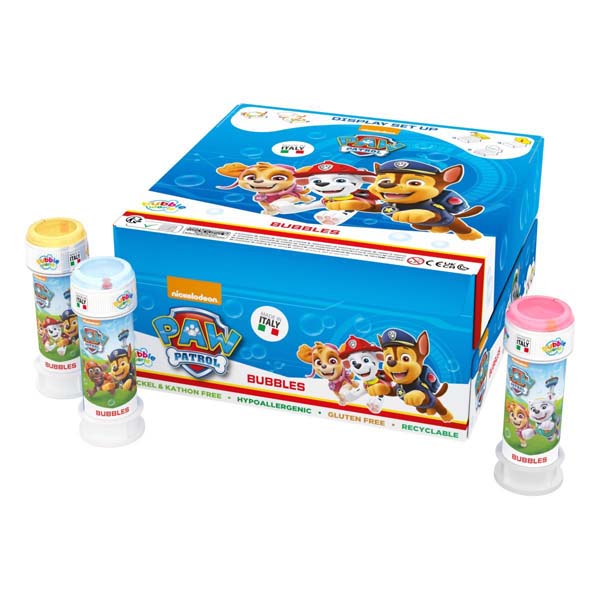 Caixa de 36 Bolas de Sabão Patrulha Pata