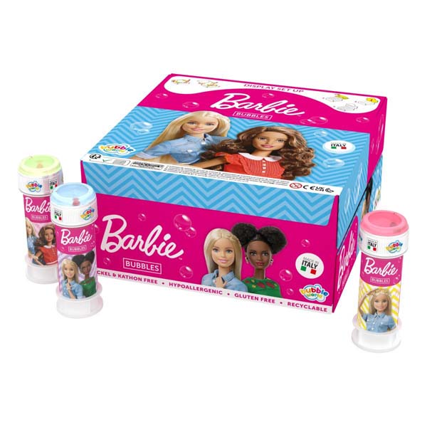 Caja de 36 Pompas de Jabón Barbie