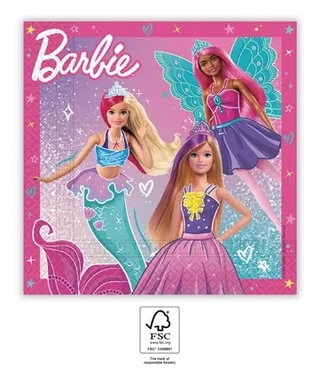 Servilletas Barbie Fantasía