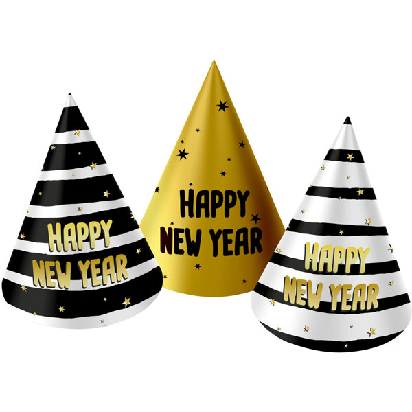 Happy New Year Sombreros Rayados