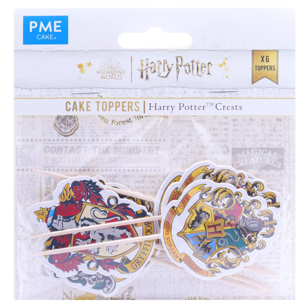 Topper para cupcakes de Harry Potter Hogwarts