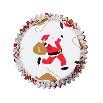 Cápsulas para Cupcakes de Papá Noel con Trineo
