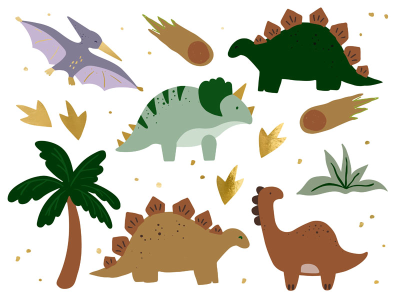 Tatuajes Temporales Cumpleaños de los Dinosaurios