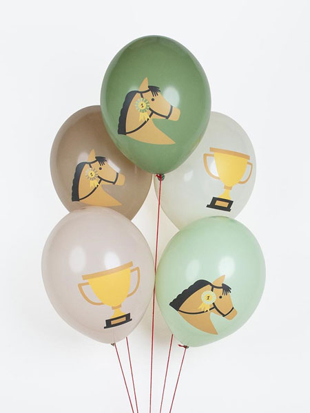Balões Cavalos de Corrida