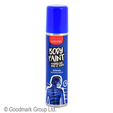 Pintura en Spray para Pintura Corporal Azul Goodmark
