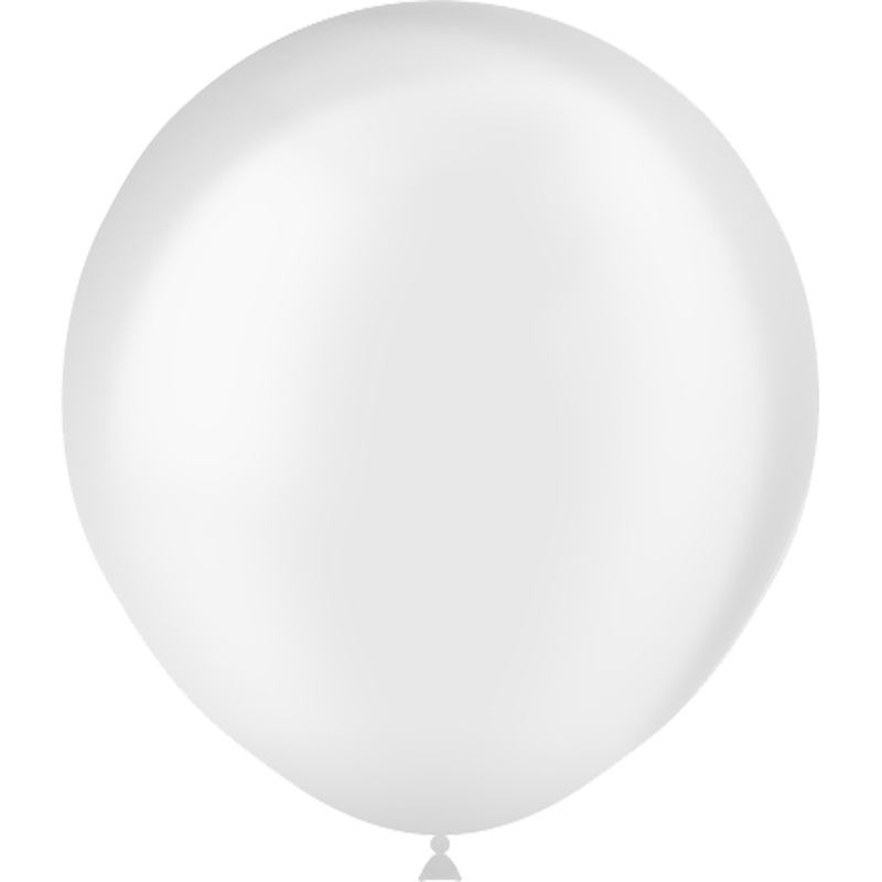 5 Balões 45cm - Transparente