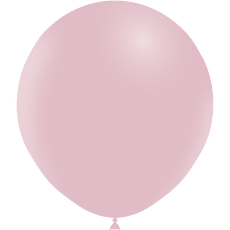 5 Balões 45cm - Rosa Bebé Matte