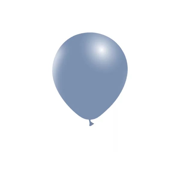 25 Balões 14cm Pastel - Blue Jeans
