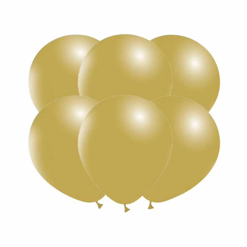 25 Balões 32cm - Mostarda