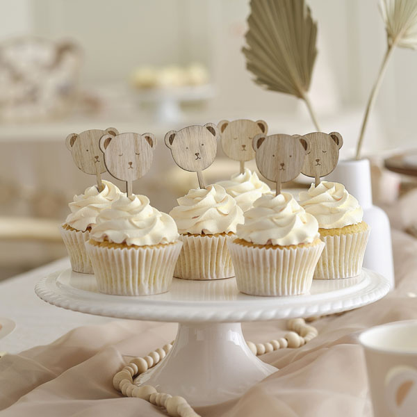 Topos de Cupcake Teddy Bear