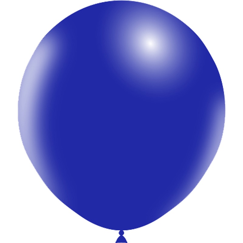5 Balões 45cm - Azul Escuro