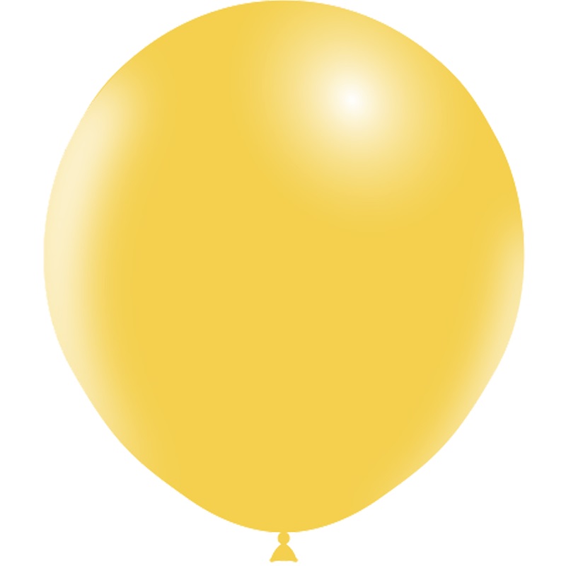 5 Balões 45cm - Amarelo Torrado