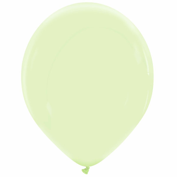 25 Balões 36cm Natural - Chá Verde