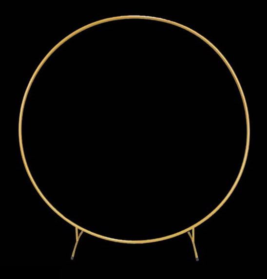 Arco para Balões Redondo 1m - Dourado