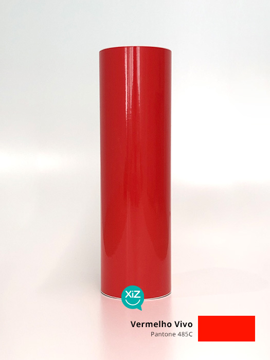 Vinil Mactac Brilho 8200 30cm x 5m - Vermelho vivo