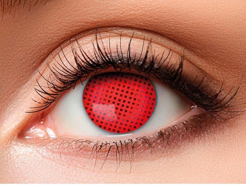 Lentes de Contacto de Fantasia Red Screen