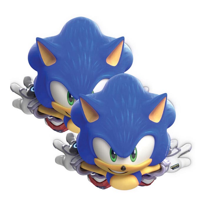 Máscaras Sonic Hedgehog