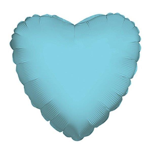 Balão Foil 18' Coração - Azul Bebé