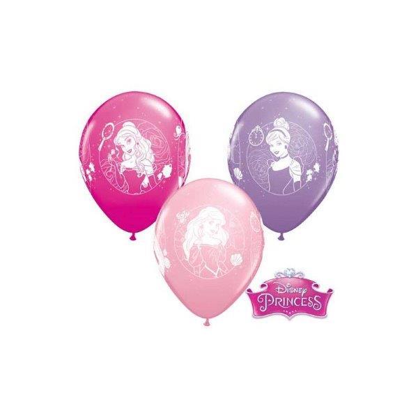 25 Balões Impressos 11 - Princesas Disney - Multicor