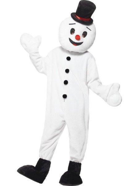 Fato Mascote Boneco De Neve