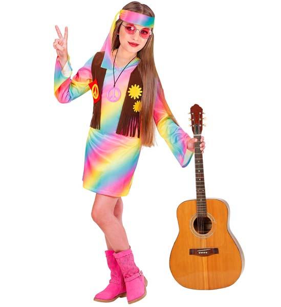 Fato Hippie - Tamanho 8-10 Anos