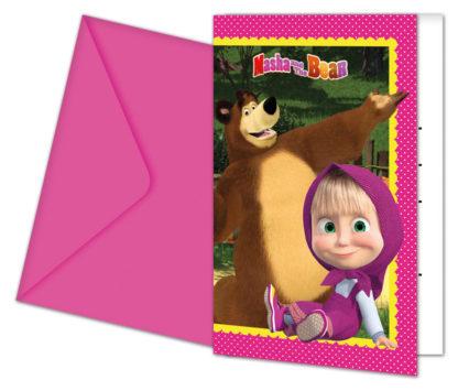 Convites Masha e o Urso