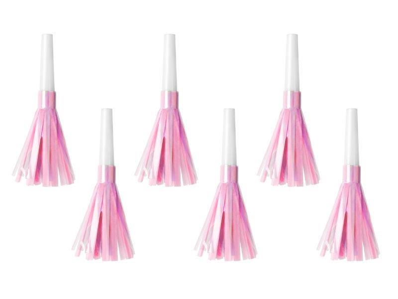 6 Cornetas Rosa Bebé
