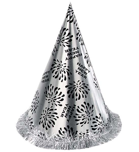 Chapéu De Festa Passagem De Ano - Prata