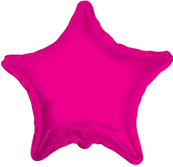 Balão Foil 9' Estrela - Fúchsia