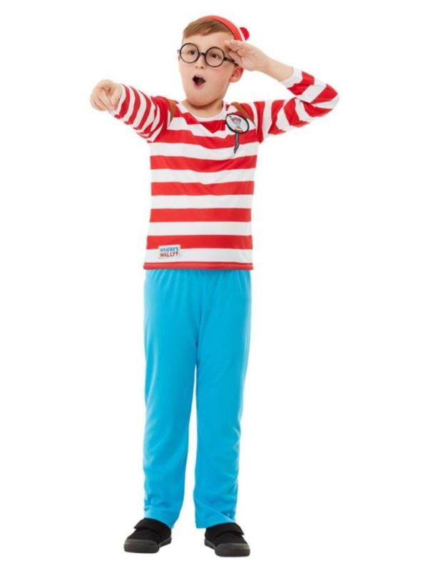 Fato De Criança 'onde Está O Wally?' - 10-12 Anos