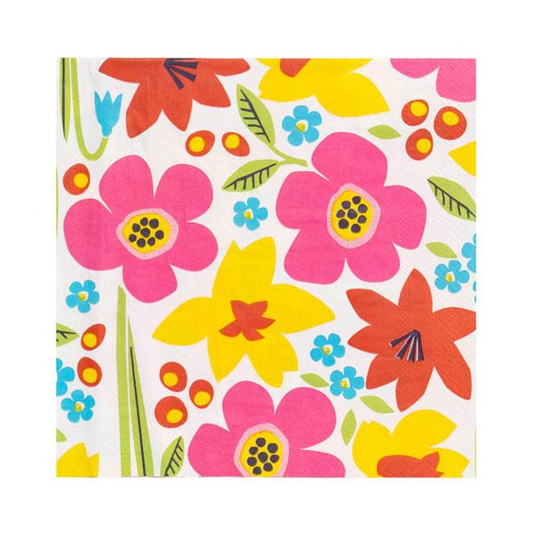 Guardanapos Florais Multicor